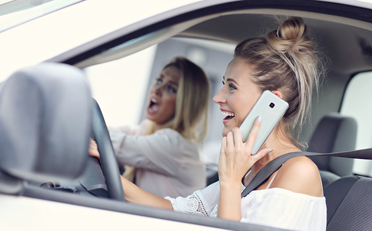 cours droit conduite distraction smartphone securite routiere